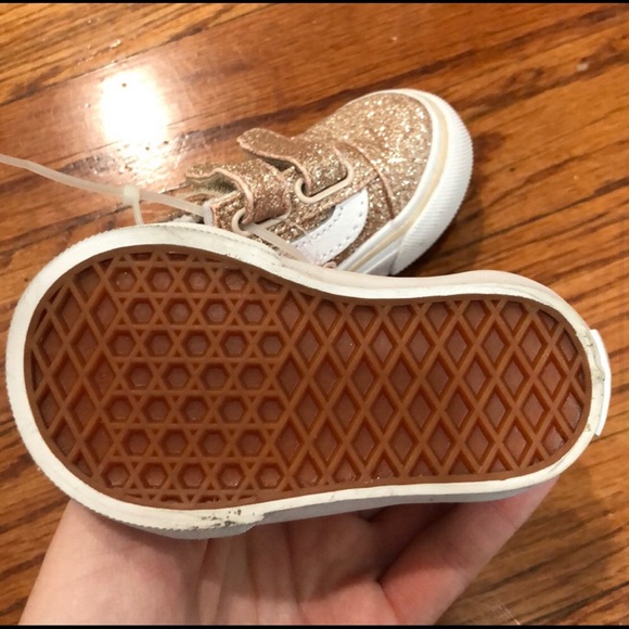 Rose Gold Glitter Vans - Picture 4 of 6